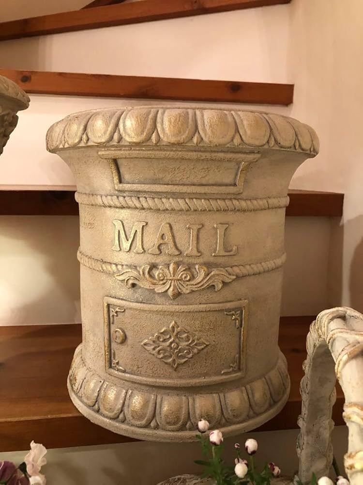 Amazon.co.jp: ポスト型 グラスファイバー植木鉢 寄せ植え 鉢